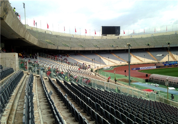 تصاویر/ ورزشگاه آزادی 5 ساعت پیش از دربی