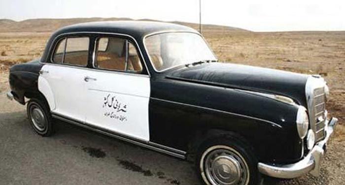 عکس/ نخستین ماشین پلیس در ایران