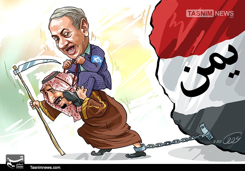کاریکاتور/ آل‌سعود بازیچه دست اسرائیل
