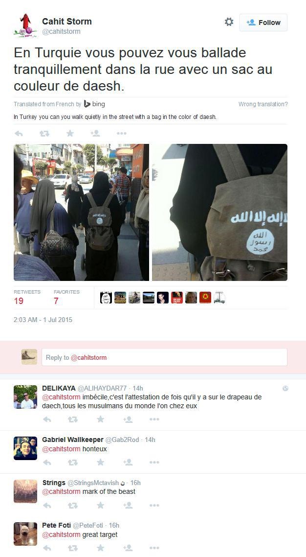 عکس/ کوله پشتی های داعش در ترکیه