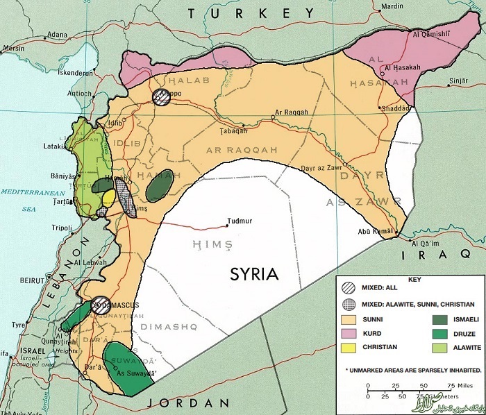 سوریه از هشت زاویه + نقشه