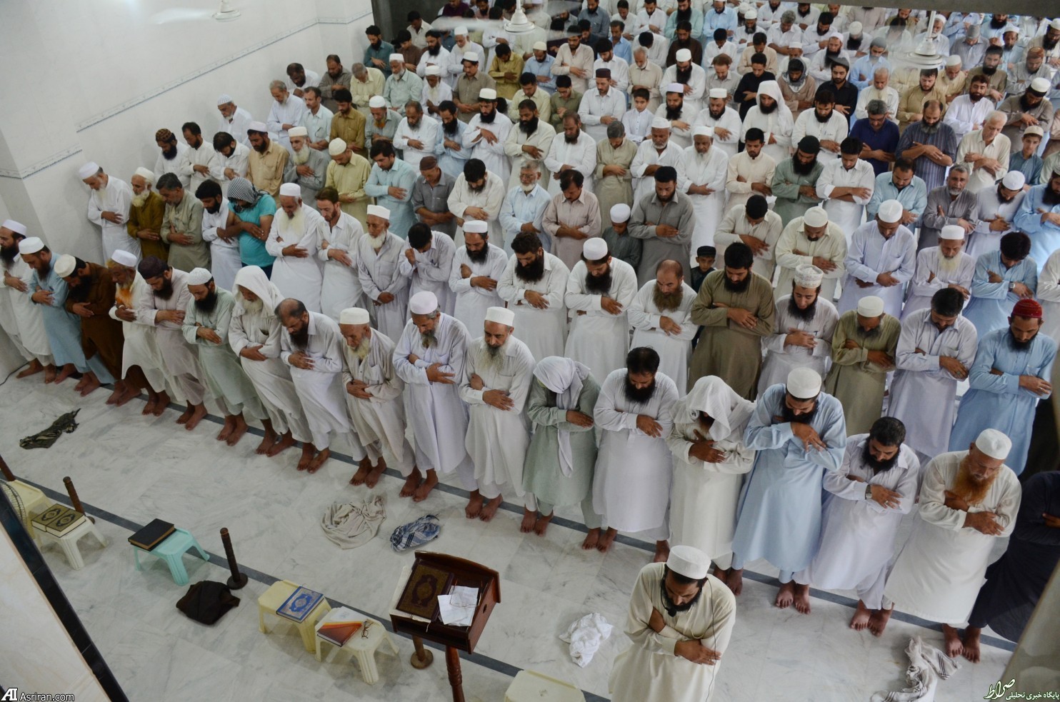 برگزاری نماز برای ملا عمر +عکس
