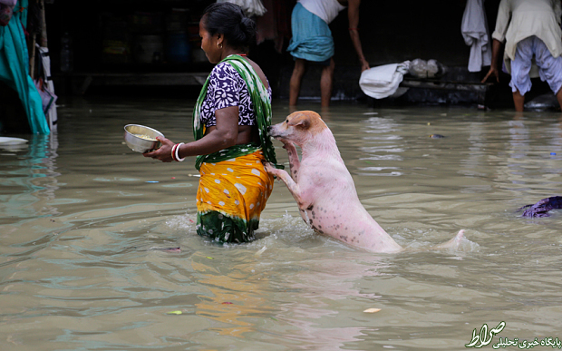 سیل مرگبار در هند +تصاویر