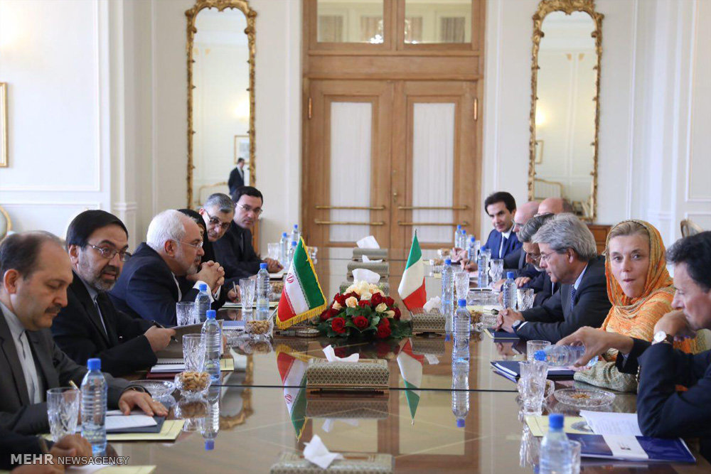 تصاویر/ دیدار وزرای امورخارجه ایران و ایتالیا