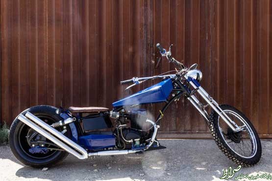 موتورسیکلت دست‌ساز ایرانی را ببینید + عکس