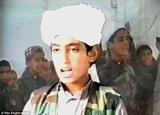 پسر بن لادن جا پای پدر گذاشت+عکس