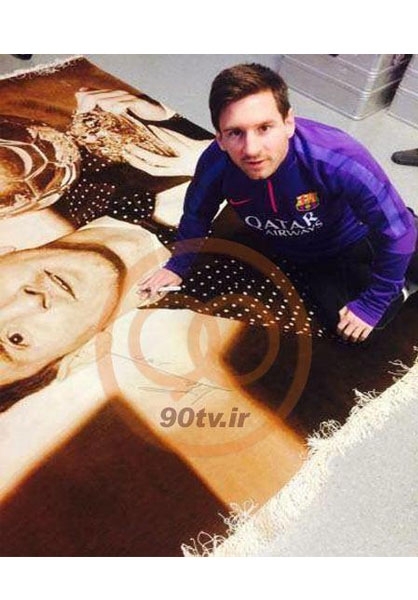 مسی از دیدن فرش ایرانی هیجان‌زده شد اما آن را نخرید! +عکس