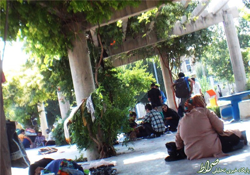 قُرُقگاه معتادان در تهران! +تصاویر
