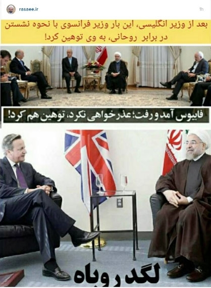 احمدی‌نژاد مقابل سفیر سوئد حرکت متقال انجام داد/ وزارت خارجه درباره دیپلماسی تاکید بیشتری به روحانی داشته باشد +عکس