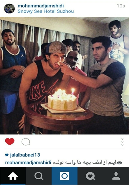 جشن تولد بازیکن ایرانی در چین +عکس