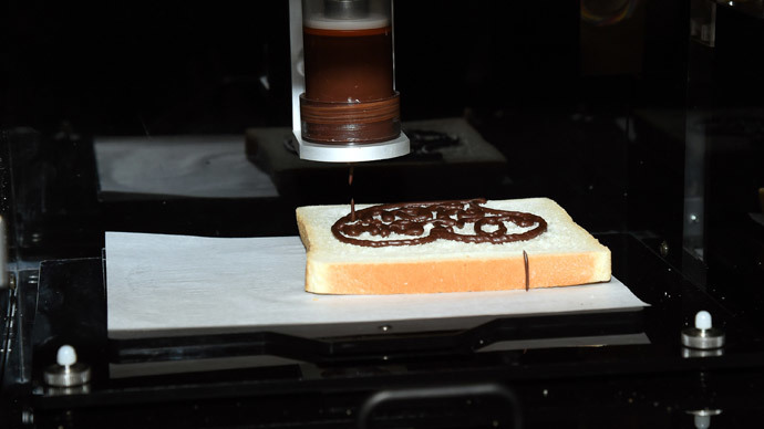 چاپ غذا با پرینتر سه بعدی +عکس