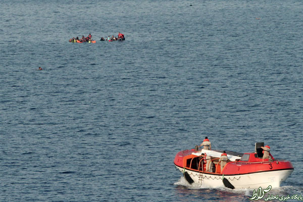 تصاویر/ غرق شدن قایق پناهجویان در یوانان