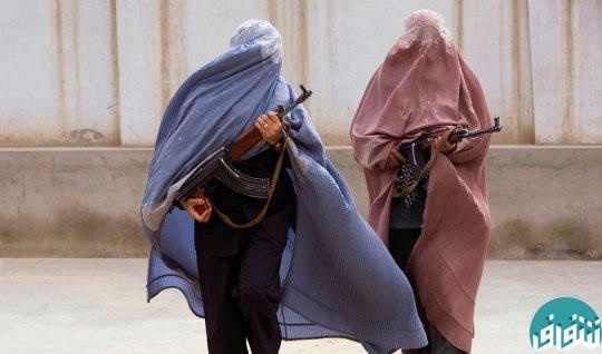 عکس/ پوشش 2 پلیس زن در افغانستان