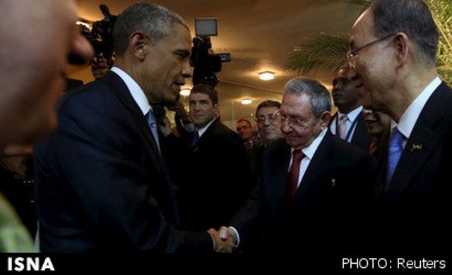 عکس ساختگی دست دادن اوباما و ظریف