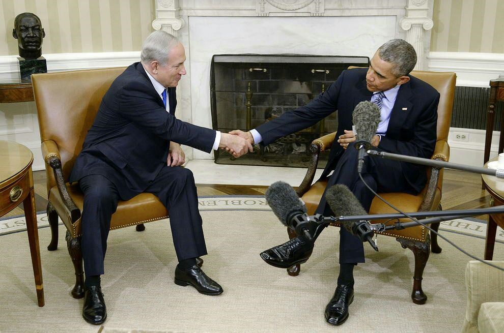 عکس/ دیدار سرد اوباما و نتانیاهو