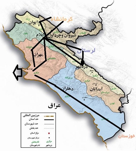 اطلاعاتی برای زائران از مرز مهران +نقشه