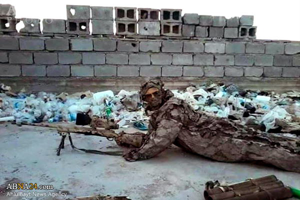 استتار قناص‌‌یگان‌طلایی ارتش عراق+عکس