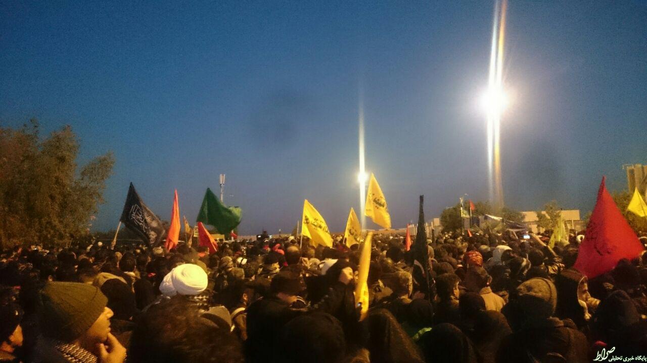 عکس/ ازدحام جمعیت در مرز مهران