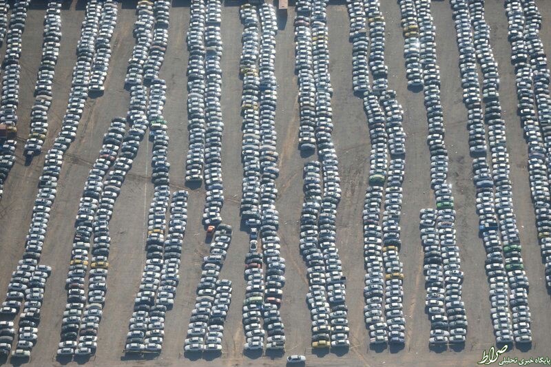عکس/ مهران؛ پارکینگ بزرگ خودروها!