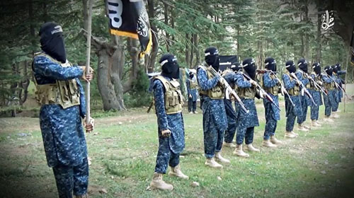‌فارغ التحصیلان آکادمی نظامی داعش+ تصاویر