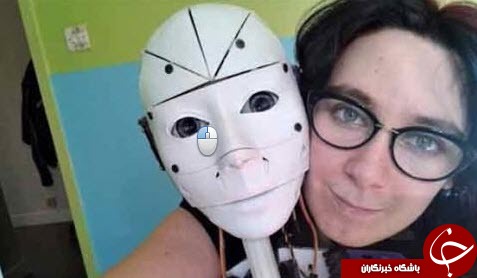 ازدواج یک زن با رباتش +عکس