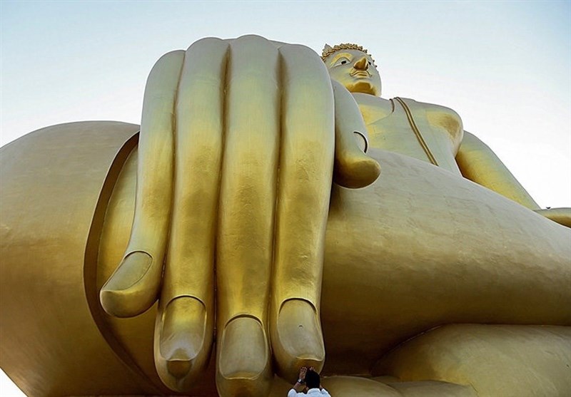 عکس / مجسمه غول‌پیکر بودا در تایلند