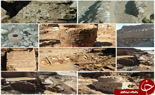 کشف یک قبرستان در سیلاب شیراز +عکس