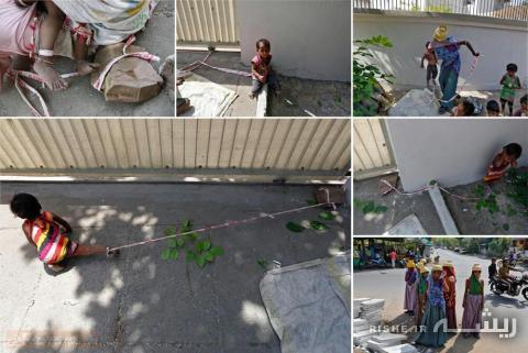 عکس/رفتار وحشیانه با کودکان در هند