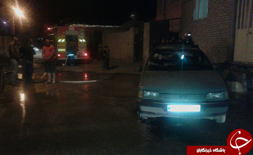 ماشین گازسوز حادثه آفرید +عکس