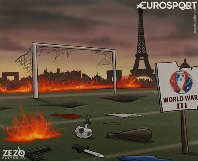 کاریکاتور/ جنگ جهانی سوم در یورو 2016