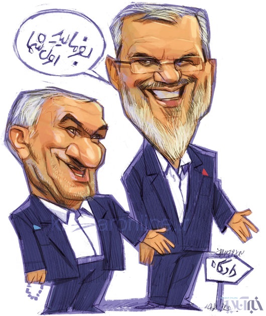 کاریکاتور/ حاجی و سردار در صف دادگاه!