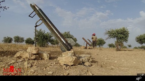 تصاویر/ رونمایی داعش از موشک‌هایش