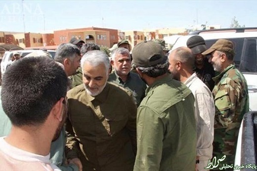 ژنرال سلیمانی وارد نبرد خونین علیه داعش شد +عکس