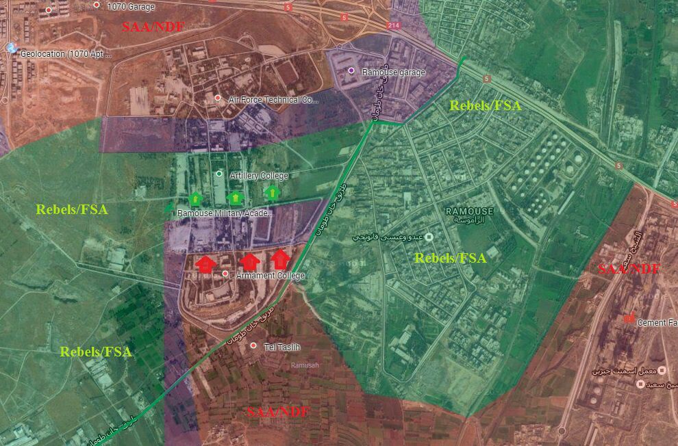 خیز حزب‌الله برای محاصره حلب +نقشه
