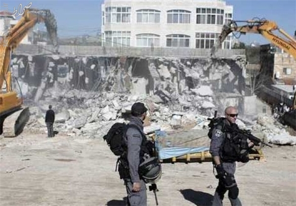 تخریب خانه یک اسیر فلسطینی +عکس