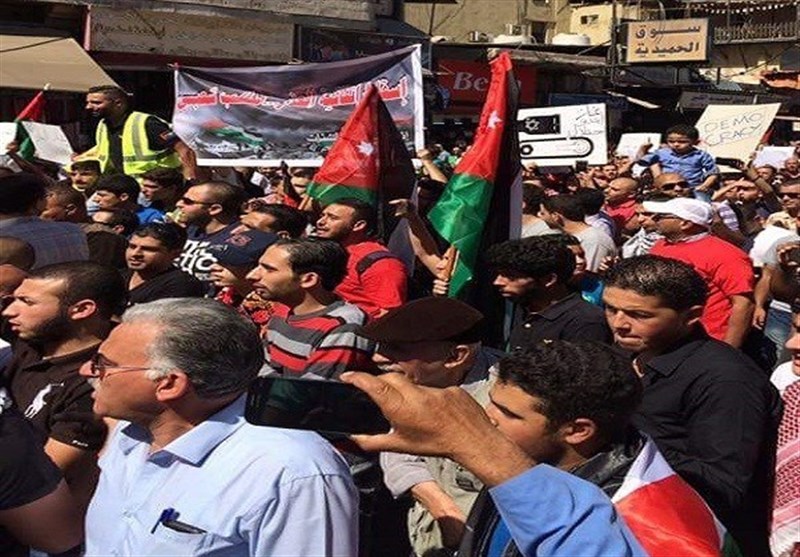 خیابانهای اردن شعله ور شدند+تصاویر