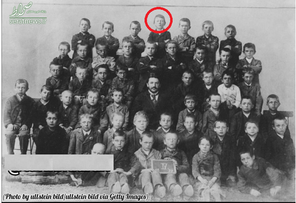 عکس/هیتلر در جمع همکلاسی ها