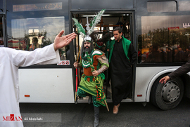 تصاویر/کاروان اعلام محرم-مشهد مقدس