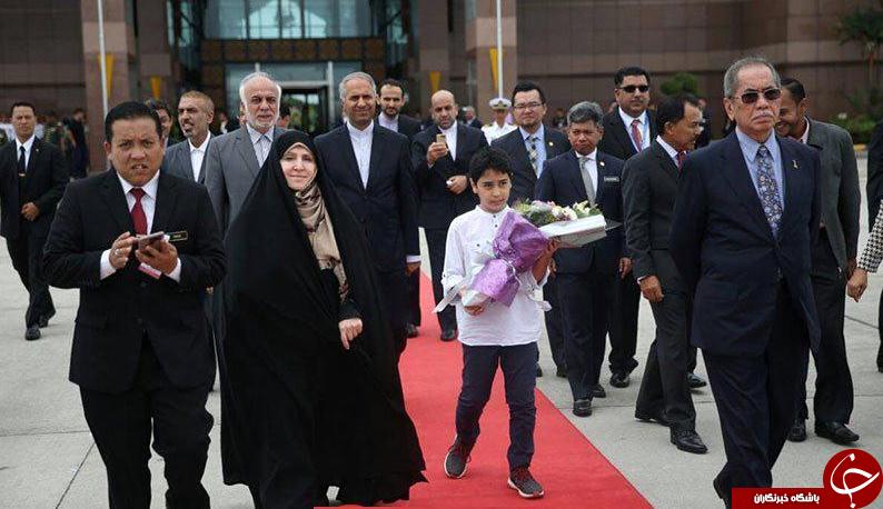 افخم درمالزی به استقبال روحانی رفت+عکس