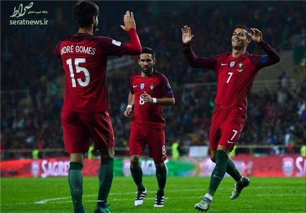 اولین 4 گل رونالدو برای پرتغال +عکس