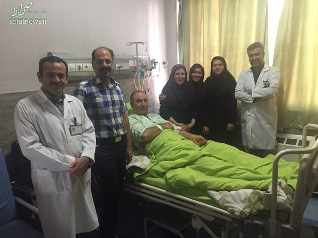 حمید فرخ‌نژاد در بیمارستان +عکس