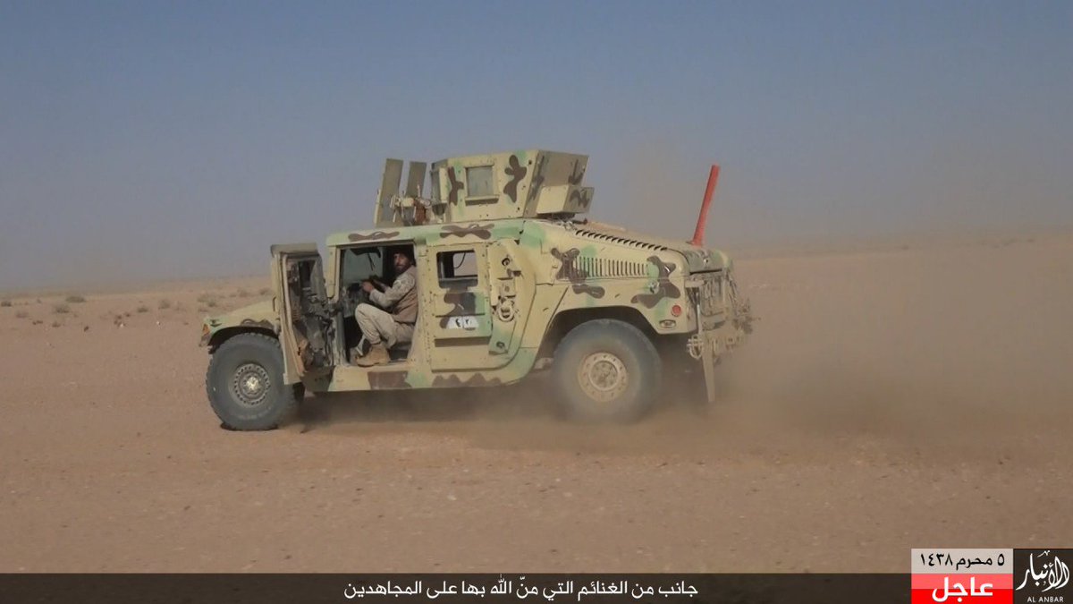 ادعای اشغال انبار پادگان نیروهای عراق توسط داعش+تصویر