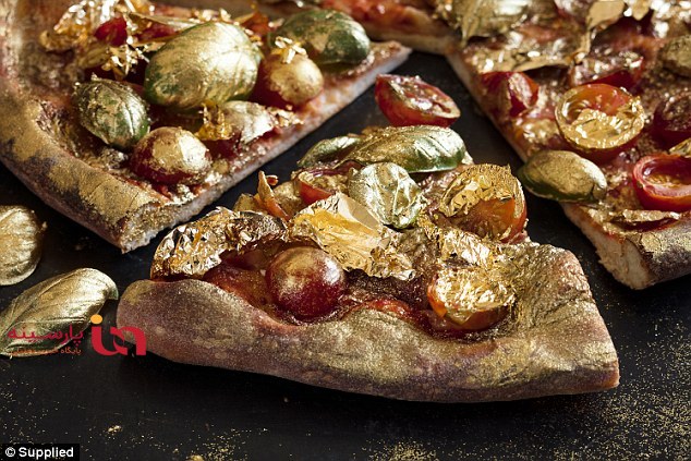 پیتزا با طعم طلای ۲۴ عیار! +عکس