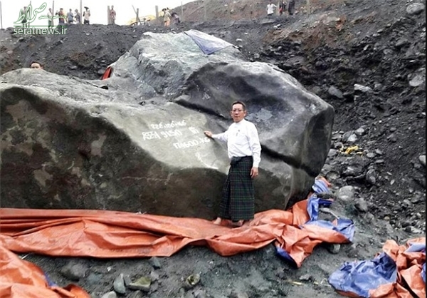 کشف سنگ گران‌قیمت در میانمار+تصاویر