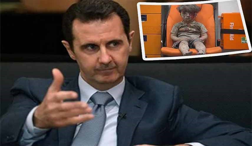 واکنش بشار اسد به یک عکس+عکس