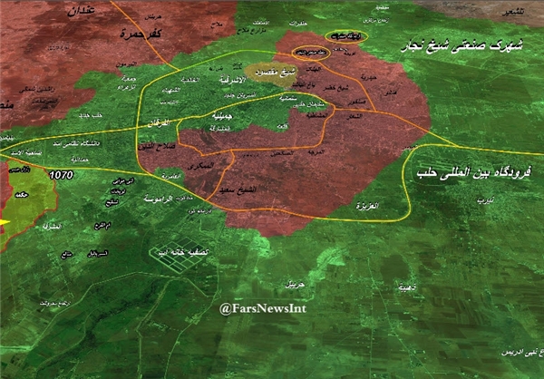 پاتک سنگین النصره در شمال حلب +نقشه