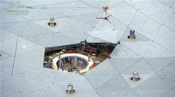 بزرگترین رادیو تلسکوپ جهان در چین +عکس