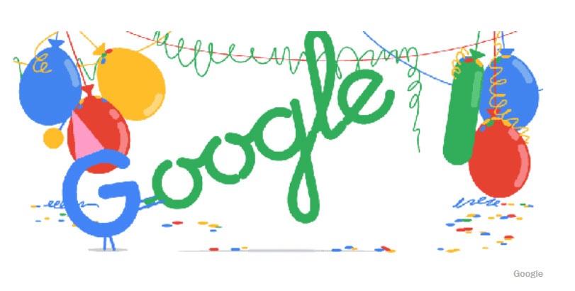 گوگل در سالگرد تولدش برای ایرانی‌ها +عکس