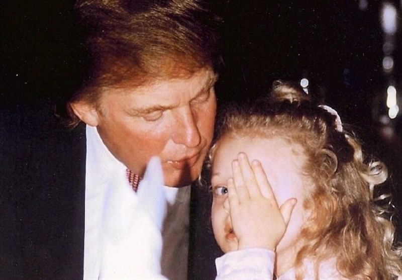 عکس/دونالد ترامپ در کنار دخترش