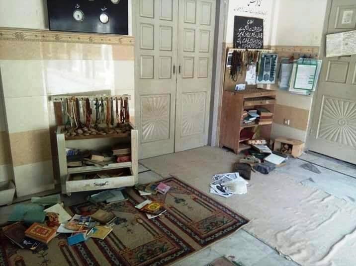 حمله به حسینیه شیعیان در کراچی+تصاویر